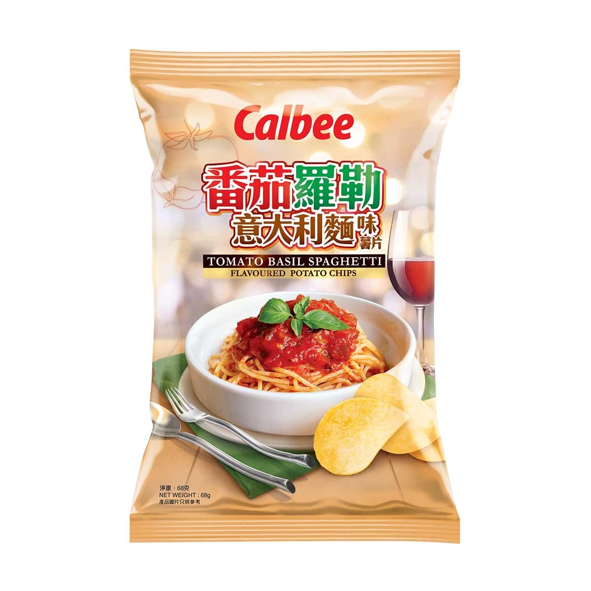 CALBEE Tomato Basil Spag Flav Potato Chips