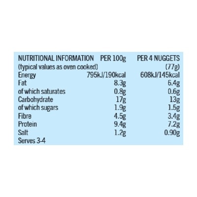 歌兒 香脆植物肉雞件[英國](急凍 -18°c)