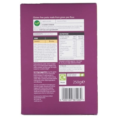WAITROSE Gluten Free Green Pea Pasta