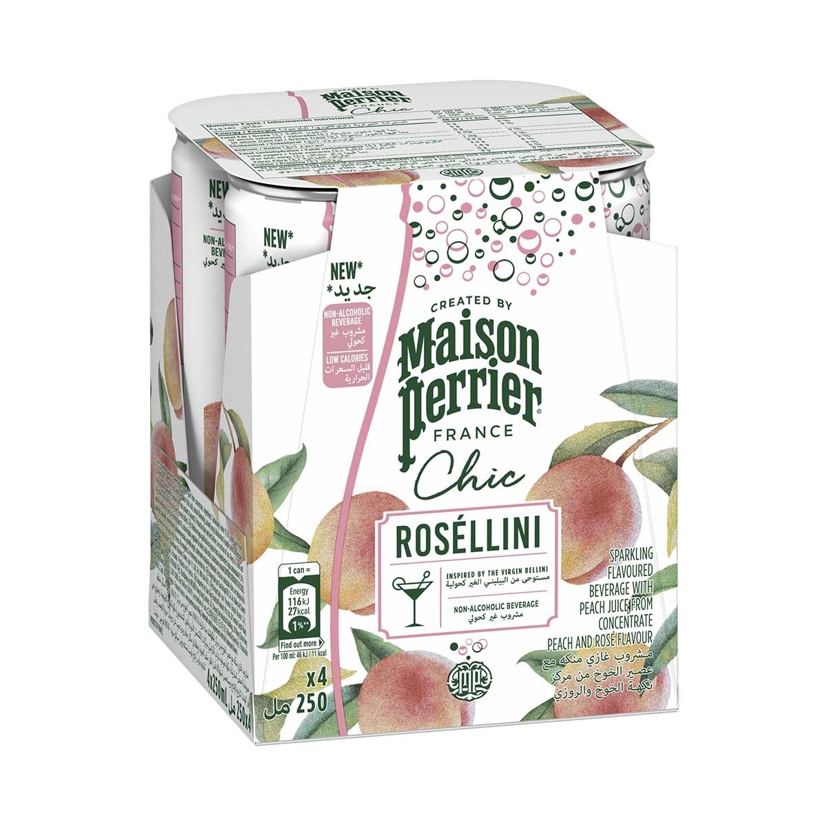 MAISON PERRIER Rosellini 4 X 250ml