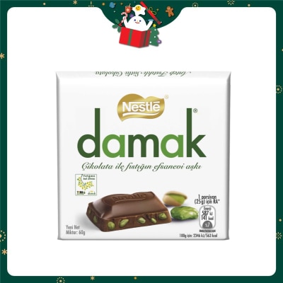 DAMAK Milk Chocolate W/pistachio