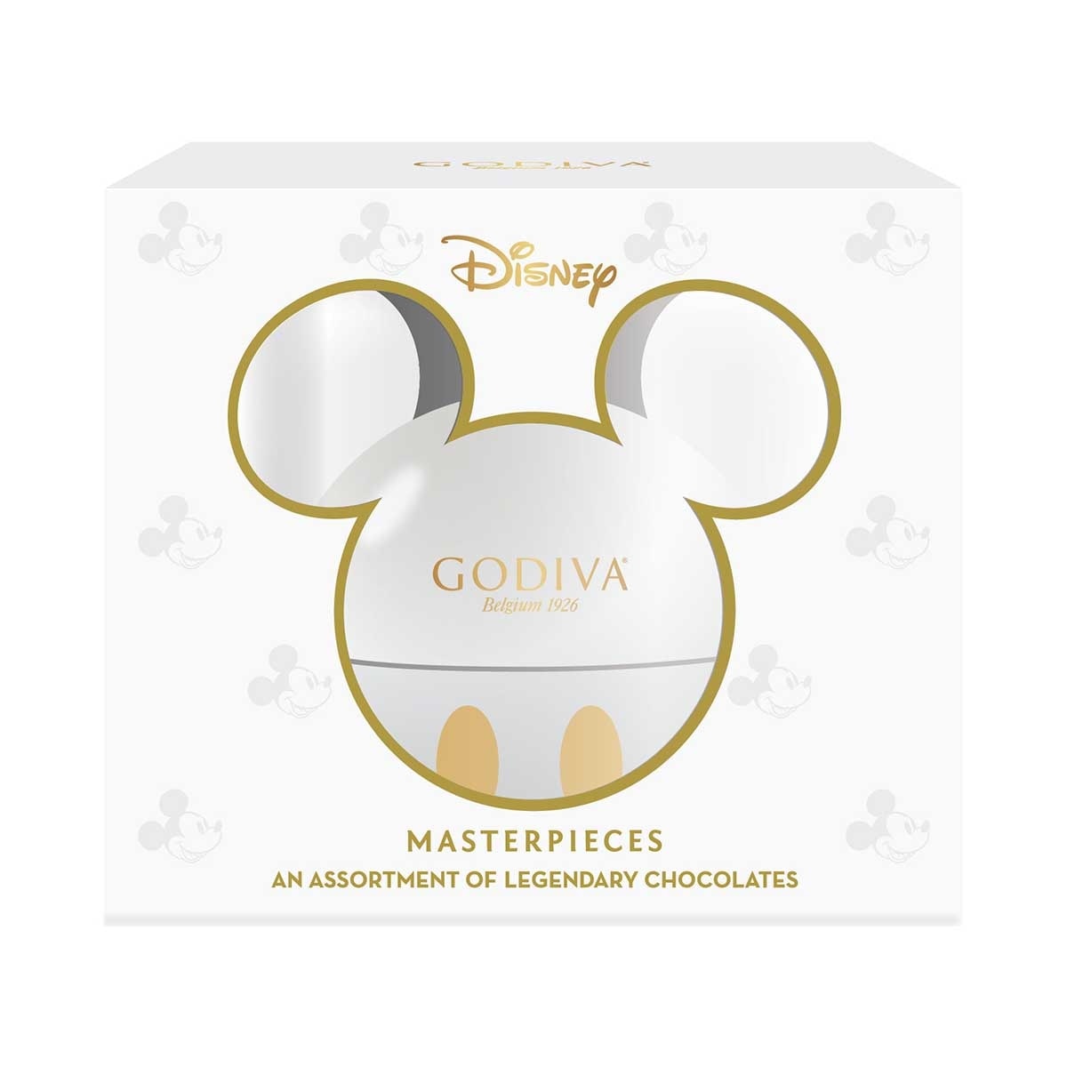 GODIVA Mickey Tin Choco Box (classic White)