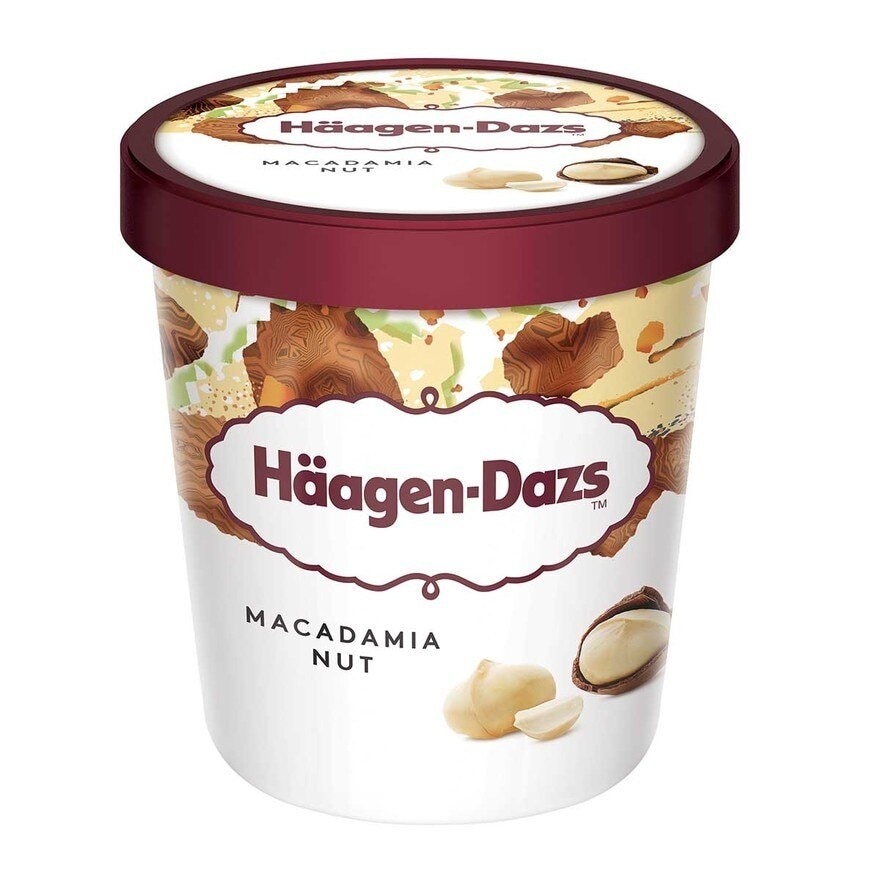 HAAGEN-DAZS 夏威夷果仁雪糕家庭裝 [法國](急凍 -18°c)