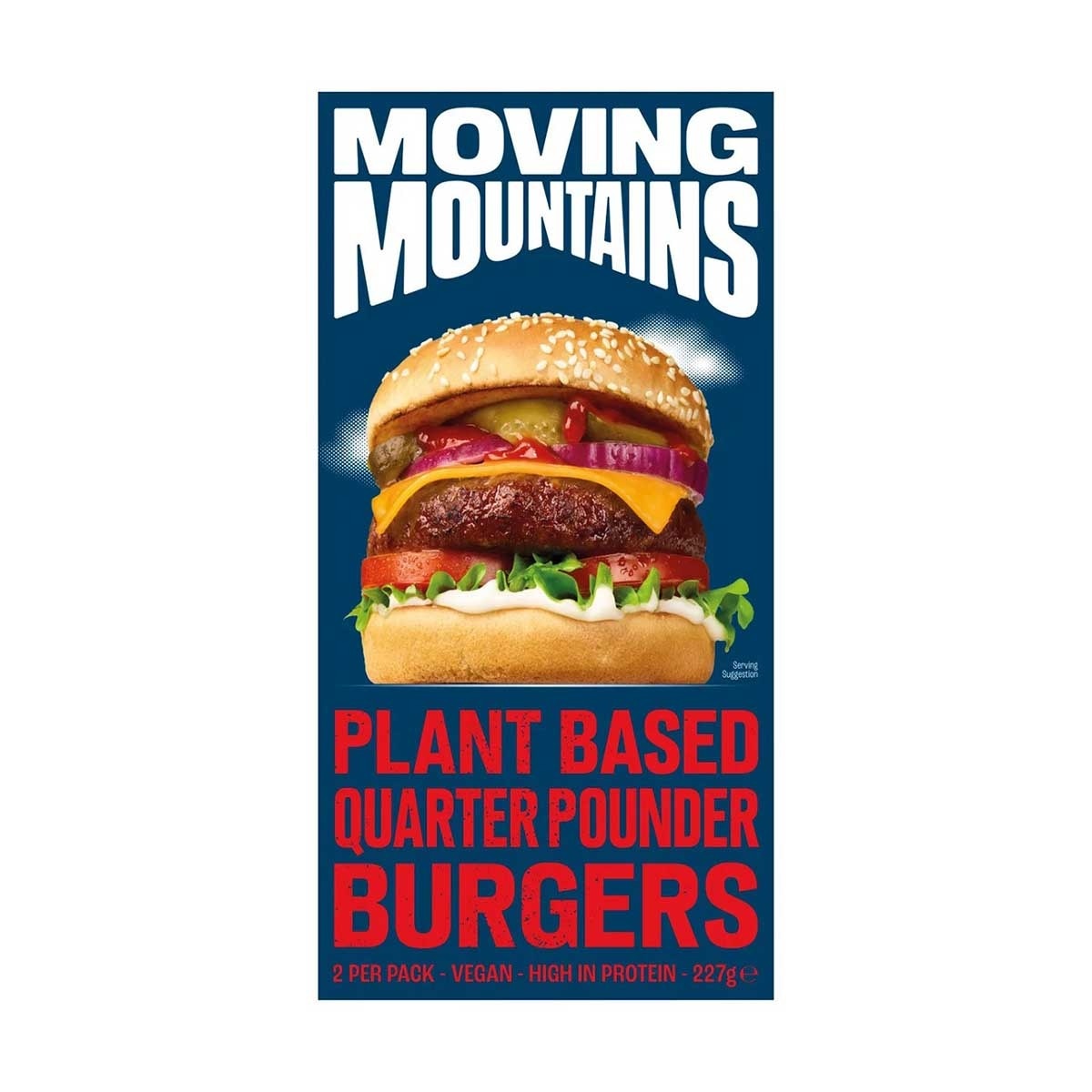 MOVING MOUNTAINS Plant Based 1/4lb Burger[uk](frozen -18°c)