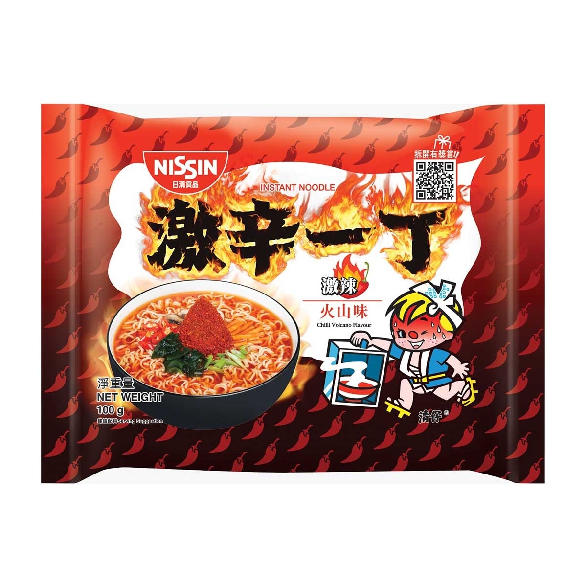 DE-MA-E Chilli Volcano Flavour Instant Noodle