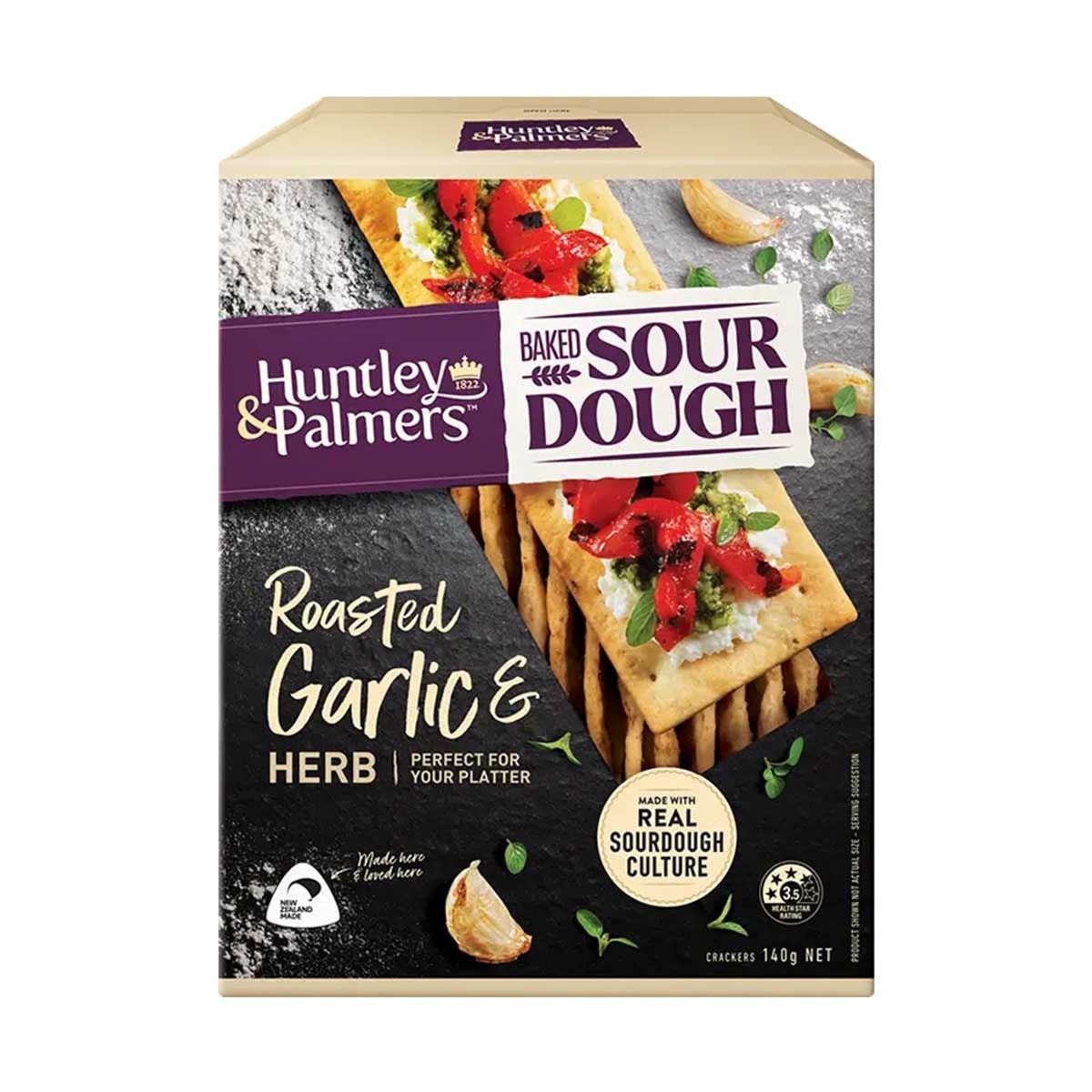 HUNTLEY & PALMERS 蒜味香草脆餅