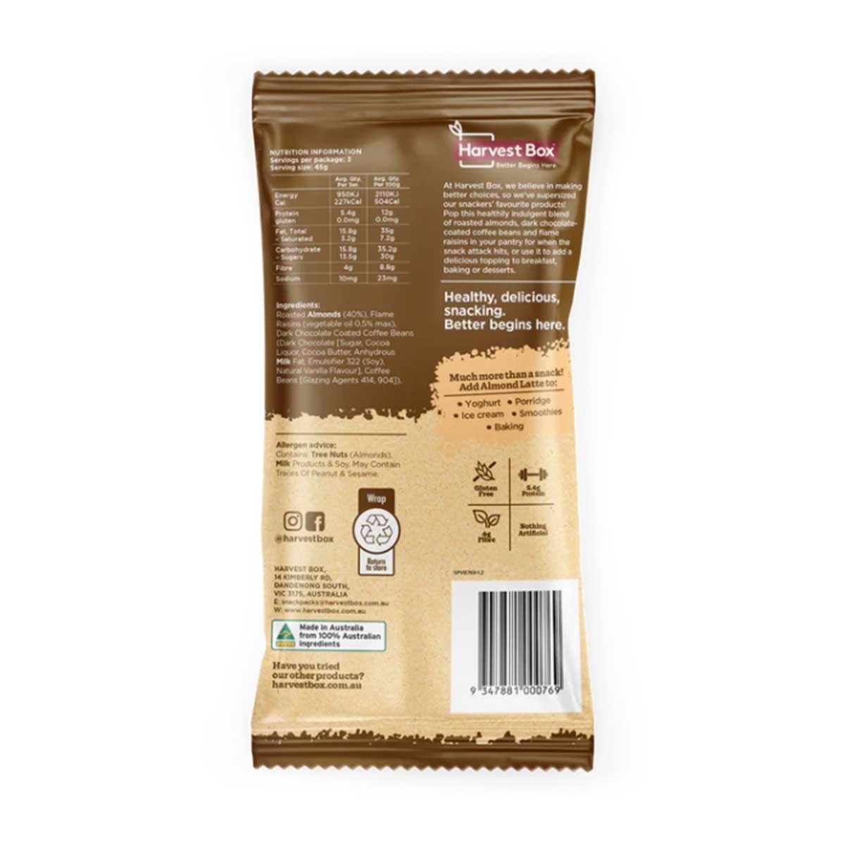 HARVEST BOX Almond Latte Value Bag