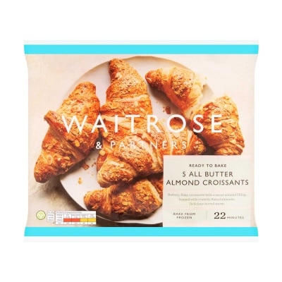 WAITROSE Almond Croissant 5pc [ France](frozen -18°c)