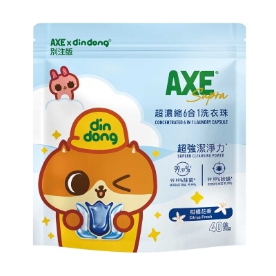 AXE SUPRA Con. 6in1 Laundry Caps Citrus Fresh