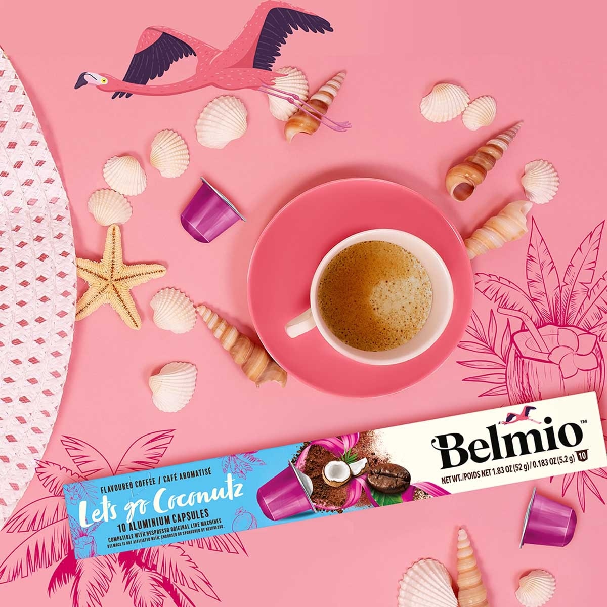 BELMIO Let's Go Coconutz Espresso Capsules