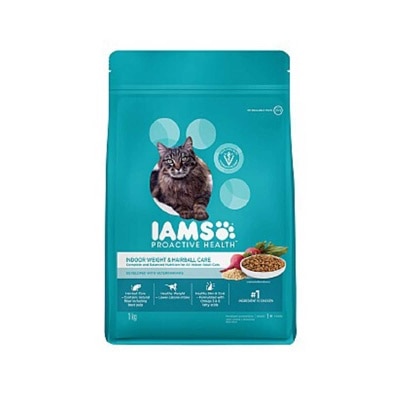 IAMS 室內控重及化毛配方貓乾糧１公斤