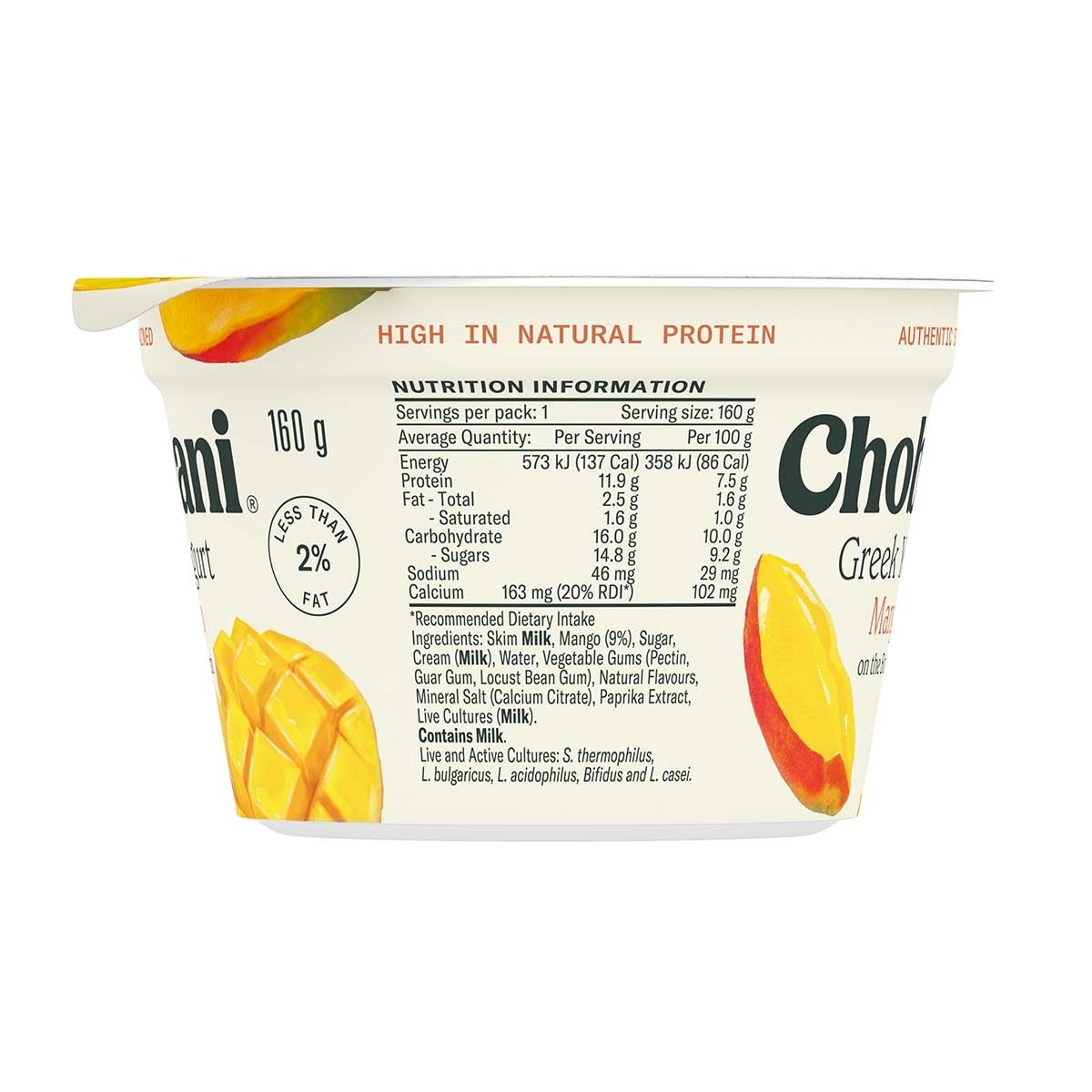 CHOBANI Greek Yogurt - Mango