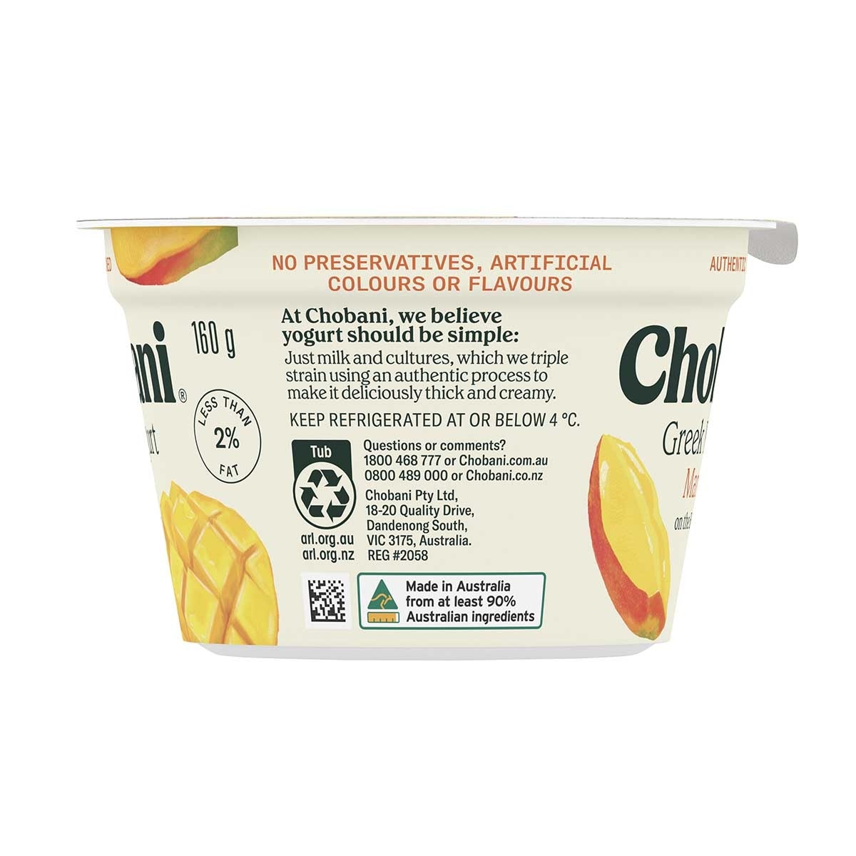 CHOBANI Greek Yogurt - Mango