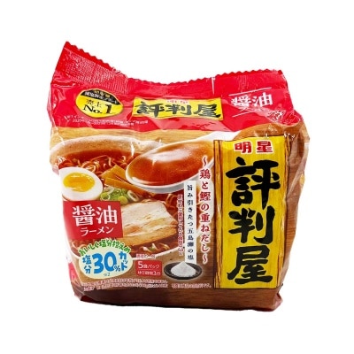 明星 評判屋醬油拉麵５包