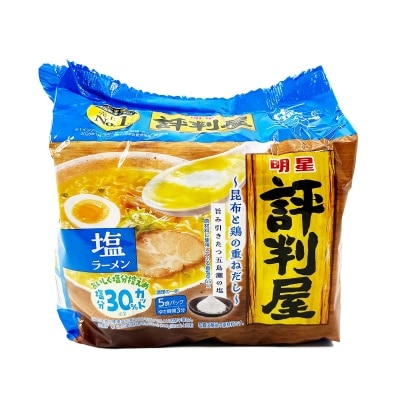 明星 評判屋鹽味拉麵５包