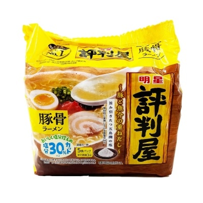 明星 評判屋豬骨拉麵５包
