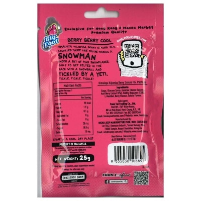 BIG FOOT Berry Sakura Flv Pastilles