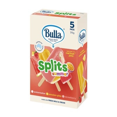 BULLA 鮮果汁牛奶雪條5支裝