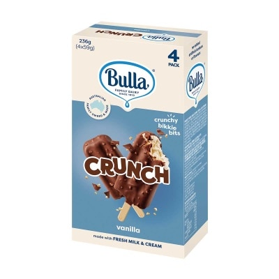 BULLA Crunch Vanilla Flavour Icr Cream Bar