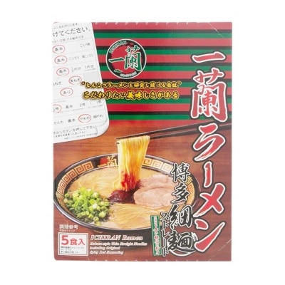 ICHIRAN 博多細麵附特製湯粉（５食）
