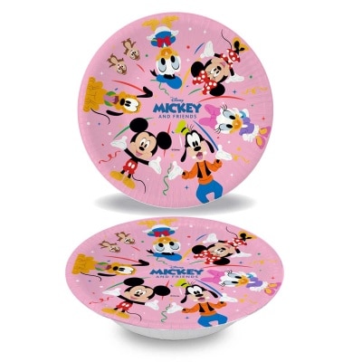 迪士尼 迪士尼 - 米奇 19 Cm紙碗 - 6 件裝 Fsc(迪士尼 授權)