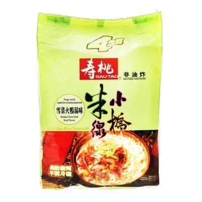 SAU TAO 4pkts Xiao Qiao Rice Vermicelli-mustard Green Vegetable Soup Flavour