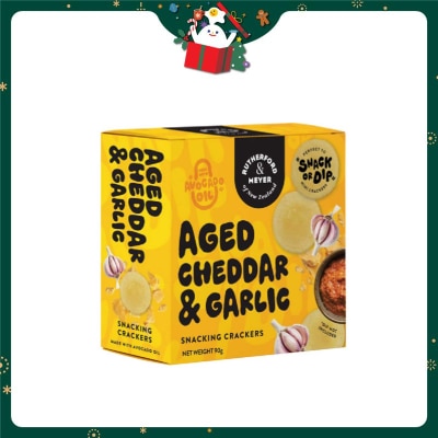 RUTHERFORD & MEYER Aged Cheddar & Garlic Crackers
