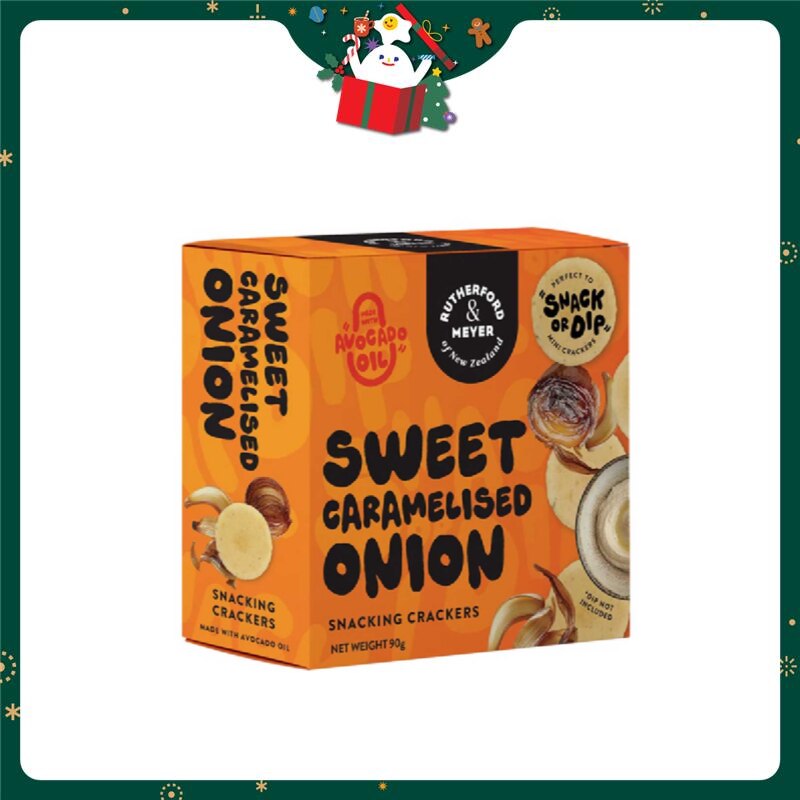 RUTHERFORD & MEYER Sweet Caramelised Onion Flv Crackers