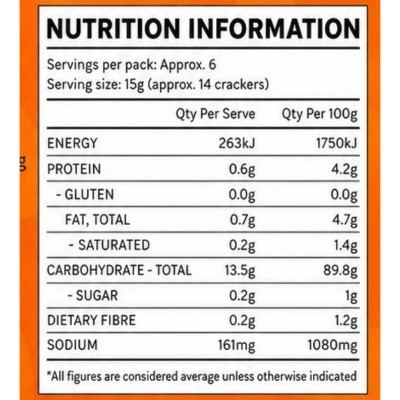 RUTHERFORD & MEYER Sweet Caramelised Onion Flv Crackers image