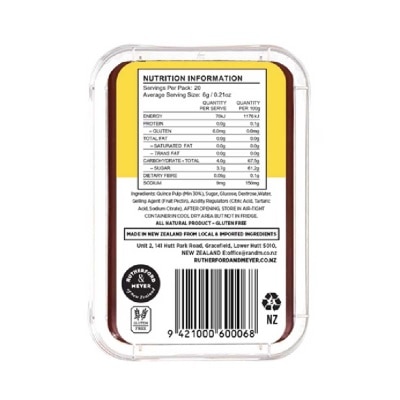 RUTHERFORD & MEYER Quince Fruit Paste