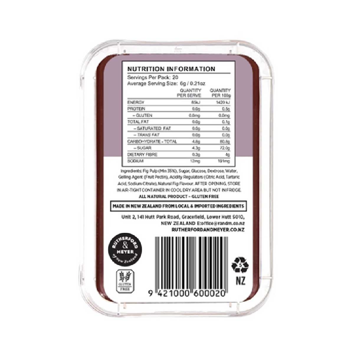 RUTHERFORD & MEYER Fig Fruit Paste