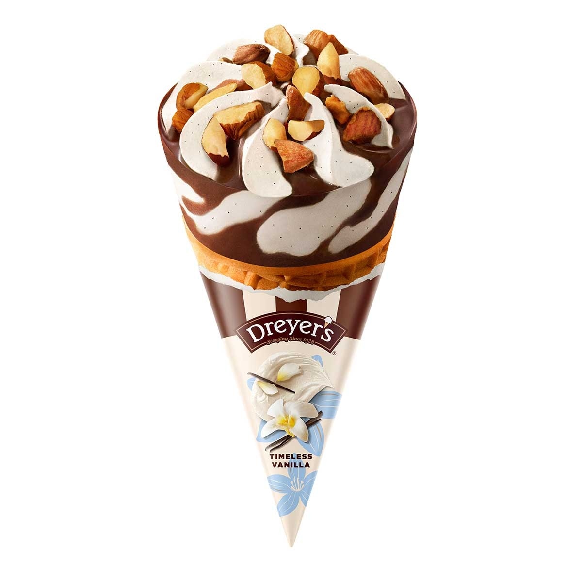 DREYER'S Timeless Vanilla Ice Cream Cone Mp (Packaging random pick)