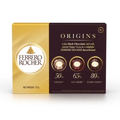 費列羅 金莎ＯＲＩＧＩＮＳ 朱古力六粒裝