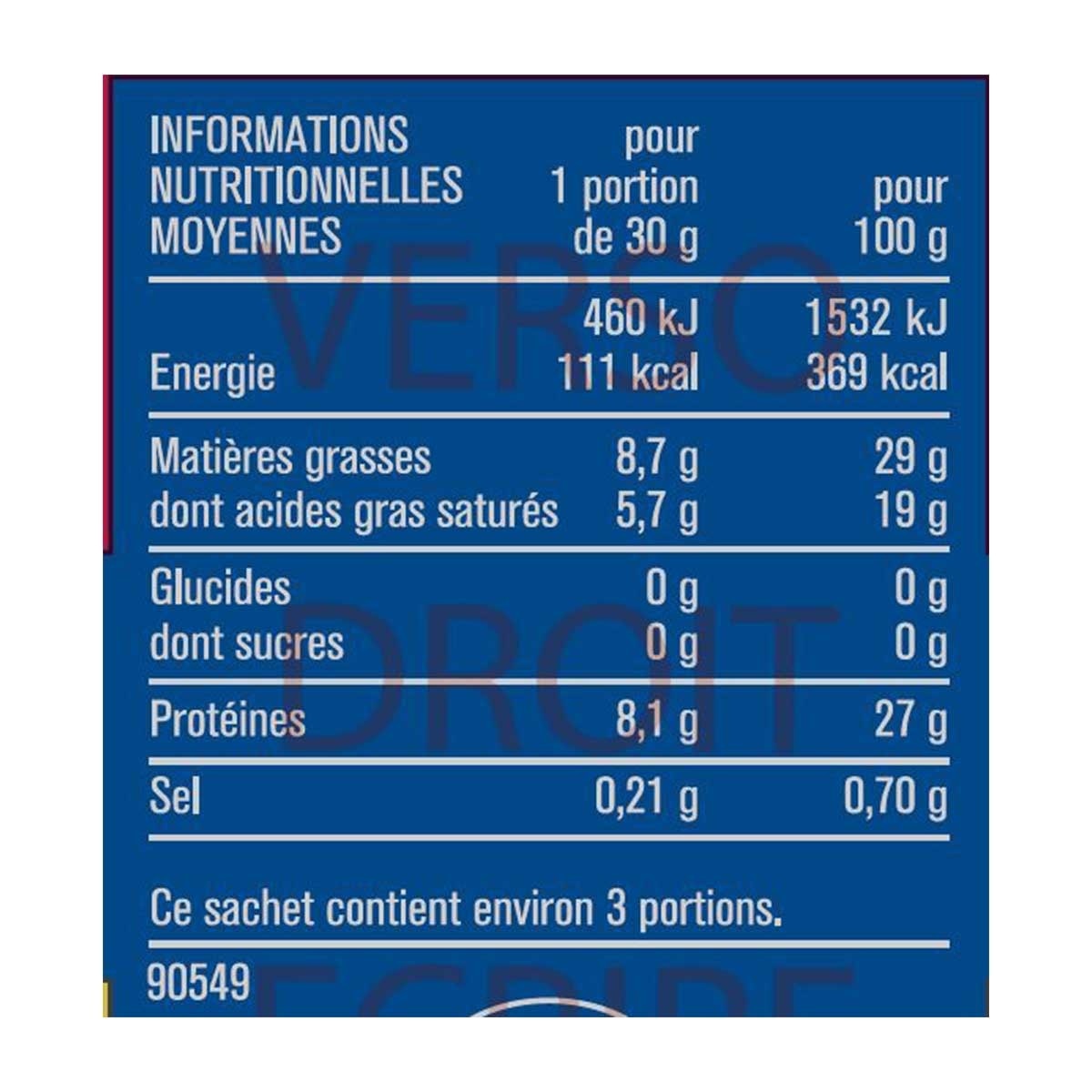 MONOPRIX 切絲埃文達芝士[法國](冷凍 0-4°c)