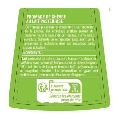 MONOPRIX Fresh Goat Cheese[france](chilled 0-4°c)