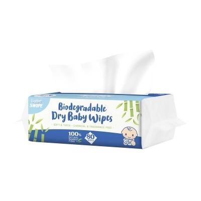 BABY SWIPE Biodegradable Dry Baby Wipes