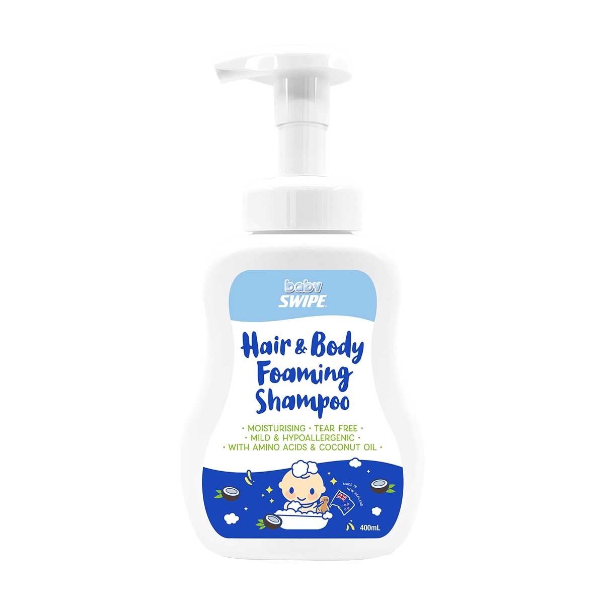 BABY SWIPE Hair&body Foaming Shampoo