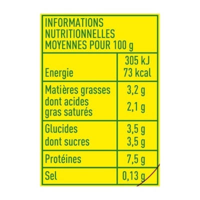 MONOPRIX BIO Fromage Blanc [ France](chilled 0-4°c)