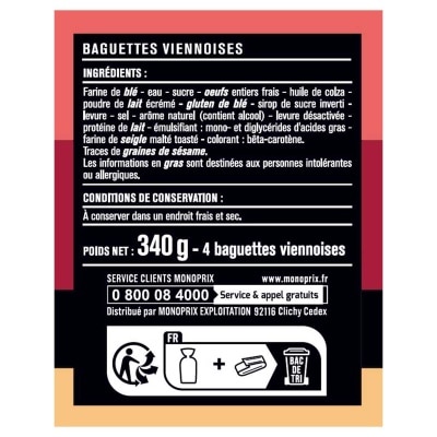 MONOPRIX 迷你麵包