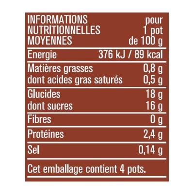 MONOPRIX Vanilla/caramel Custard[france](chilled 0-4°c)