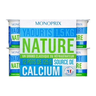 MONOPRIX Natural Yogurt[france](chilled 0-4°c)