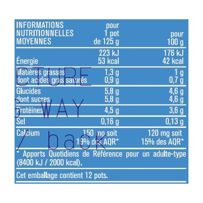 MONOPRIX Natural Yogurt[france](chilled 0-4°c)