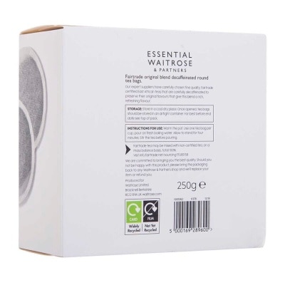 ESSENTIAL WAITROSE Decaffinate Tea Bag