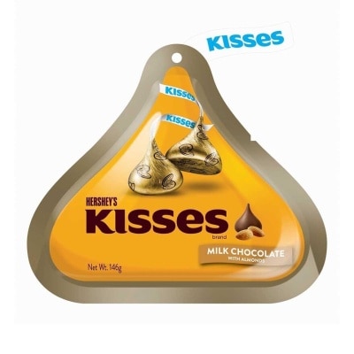 HERSHEY'S Milk Choco W/almond Kisses Bag