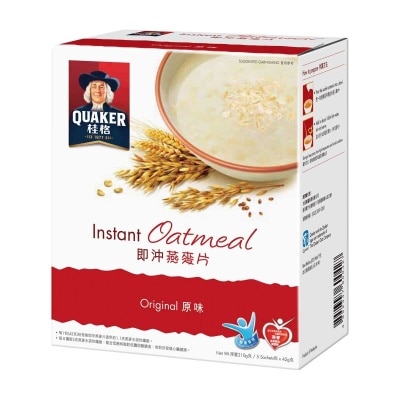 QUAKER Quaker Flavored Instant Oatmeal Original 5x42g