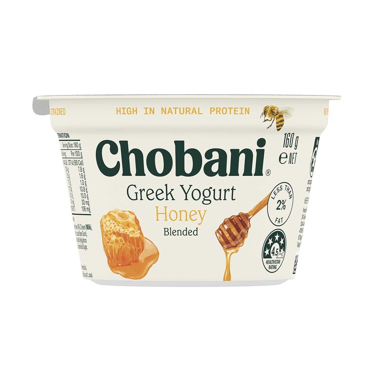 CHOBANI Greek Yogurt - Honey [australia] (chilled 0-4°c)