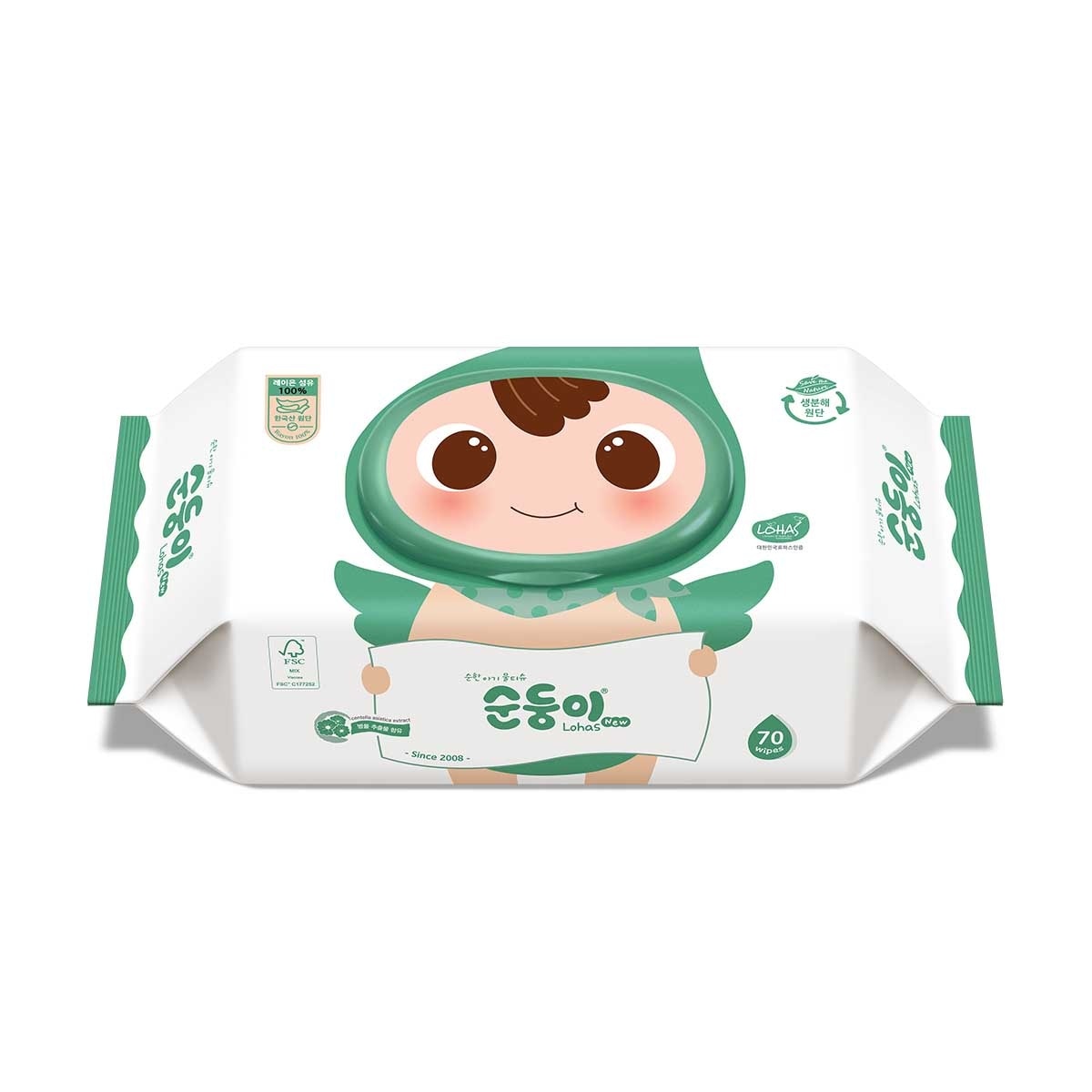 SOONDOONGI Lohas Fragrance Free Baby Wipes