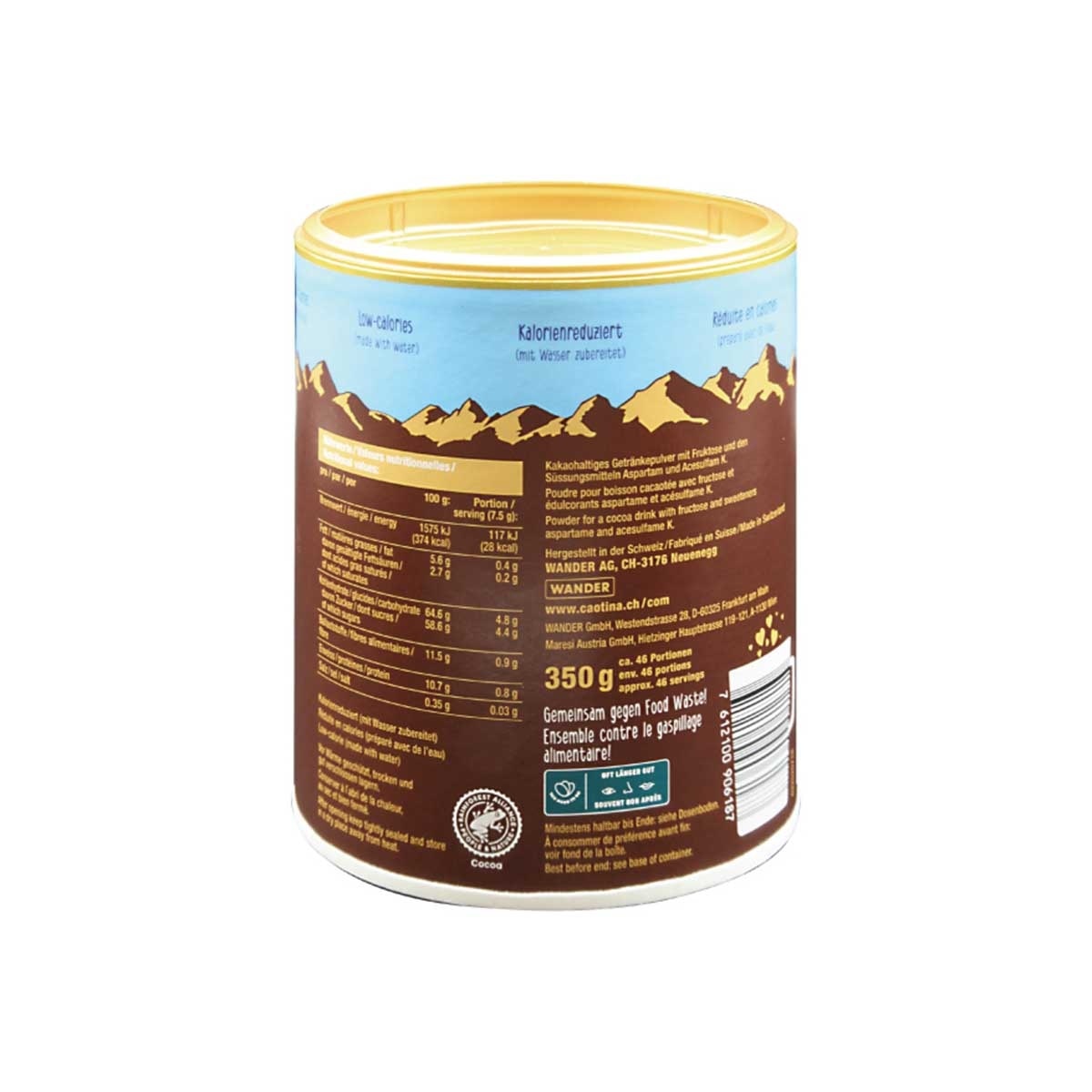 CAOTINA Light Choco Powder No Added Sugar