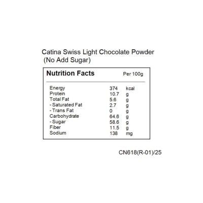 CAOTINA Light Choco Powder No Added Sugar