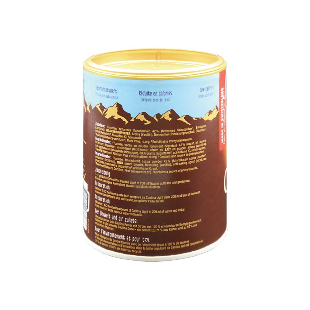 CAOTINA Light Choco Powder No Added Sugar